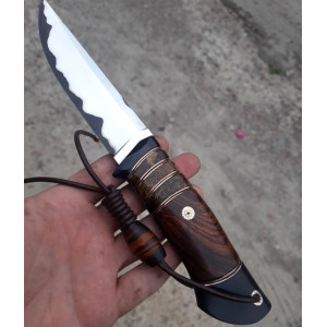 ЧОРНИЙ ЛИЦАР ніж ручної роботи майстра студії Павла Гончаренка, замовити купити в Україні (Сталь - Ді69-МП в обкладках з 95х18). Photo 3